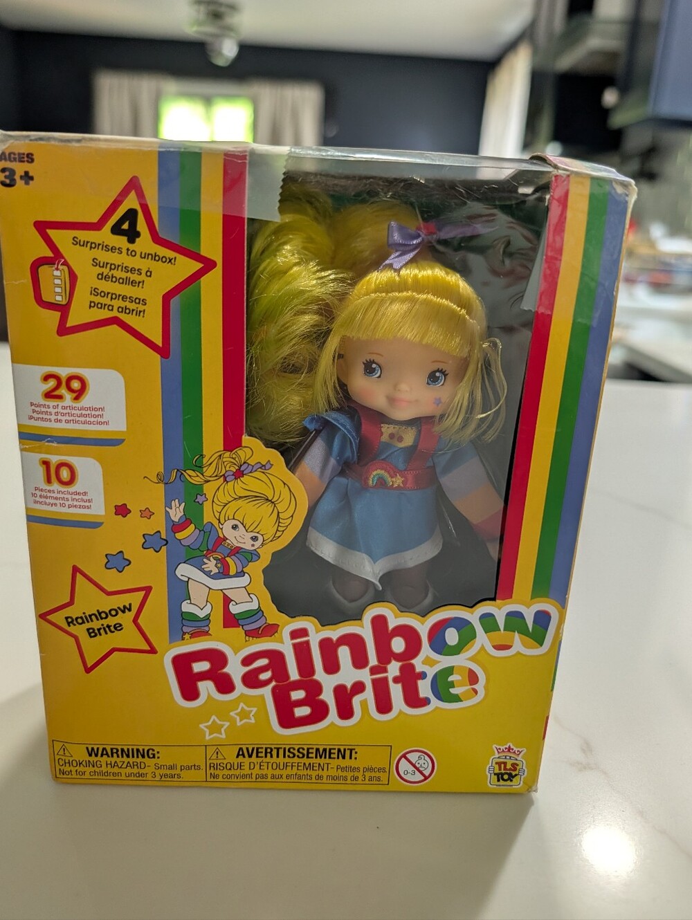 Rainbow Brite Doll by Rainbow with Yellow Hair and Blue Outfit*40th Anniversary